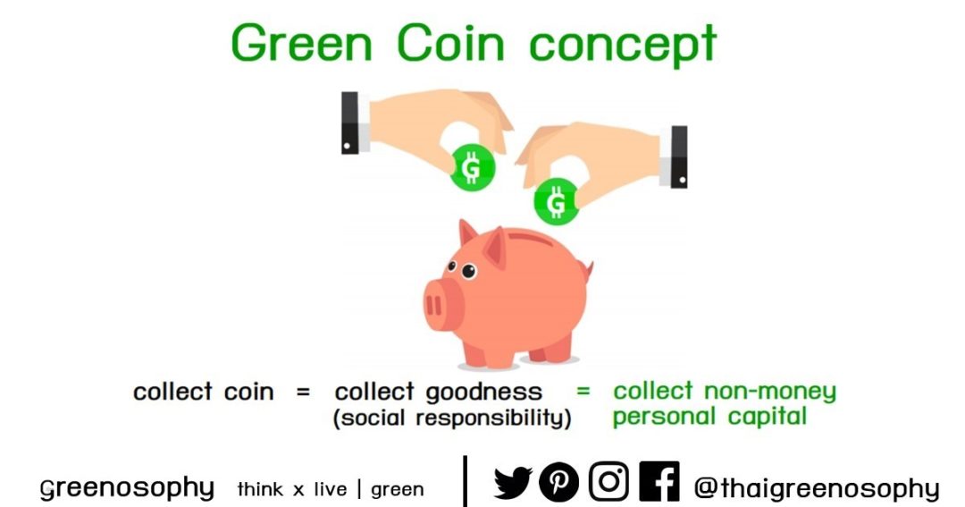Green Coin Concept